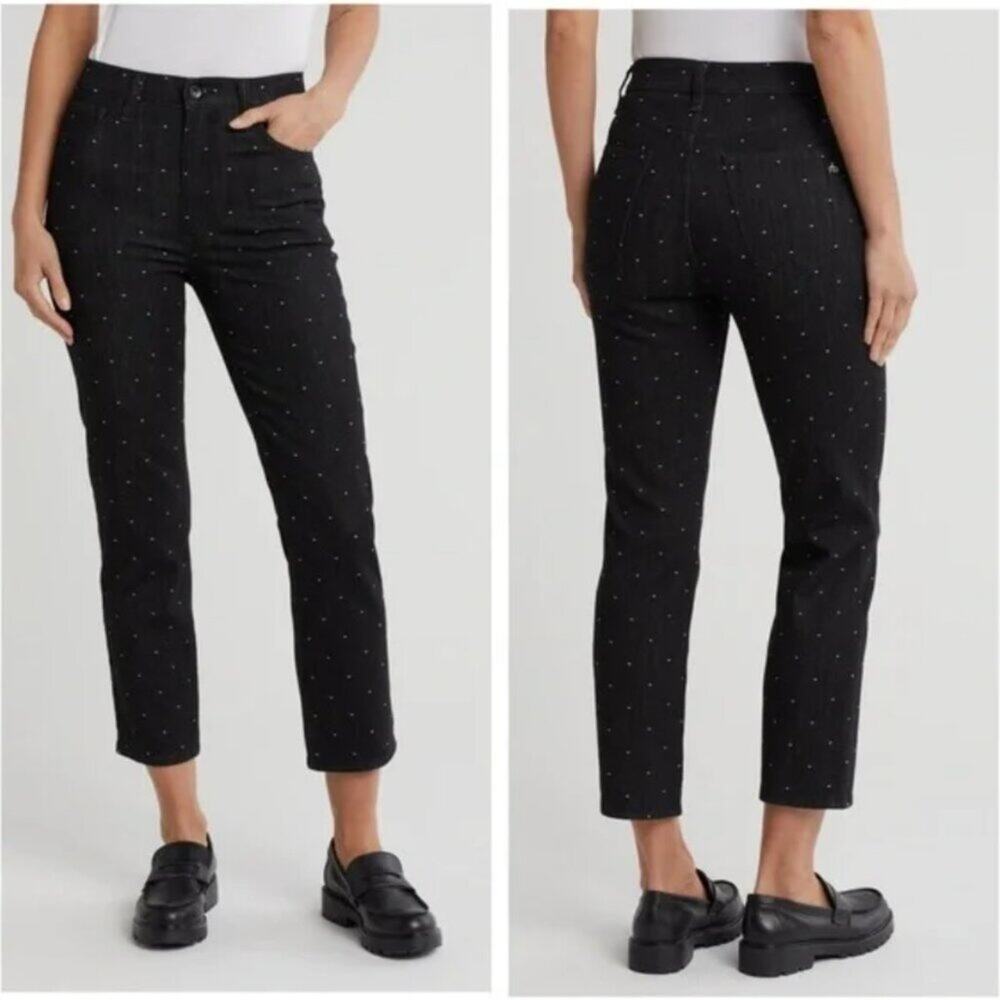 Rag & Bone NWT Fern High Rise Polka Dot Size 25